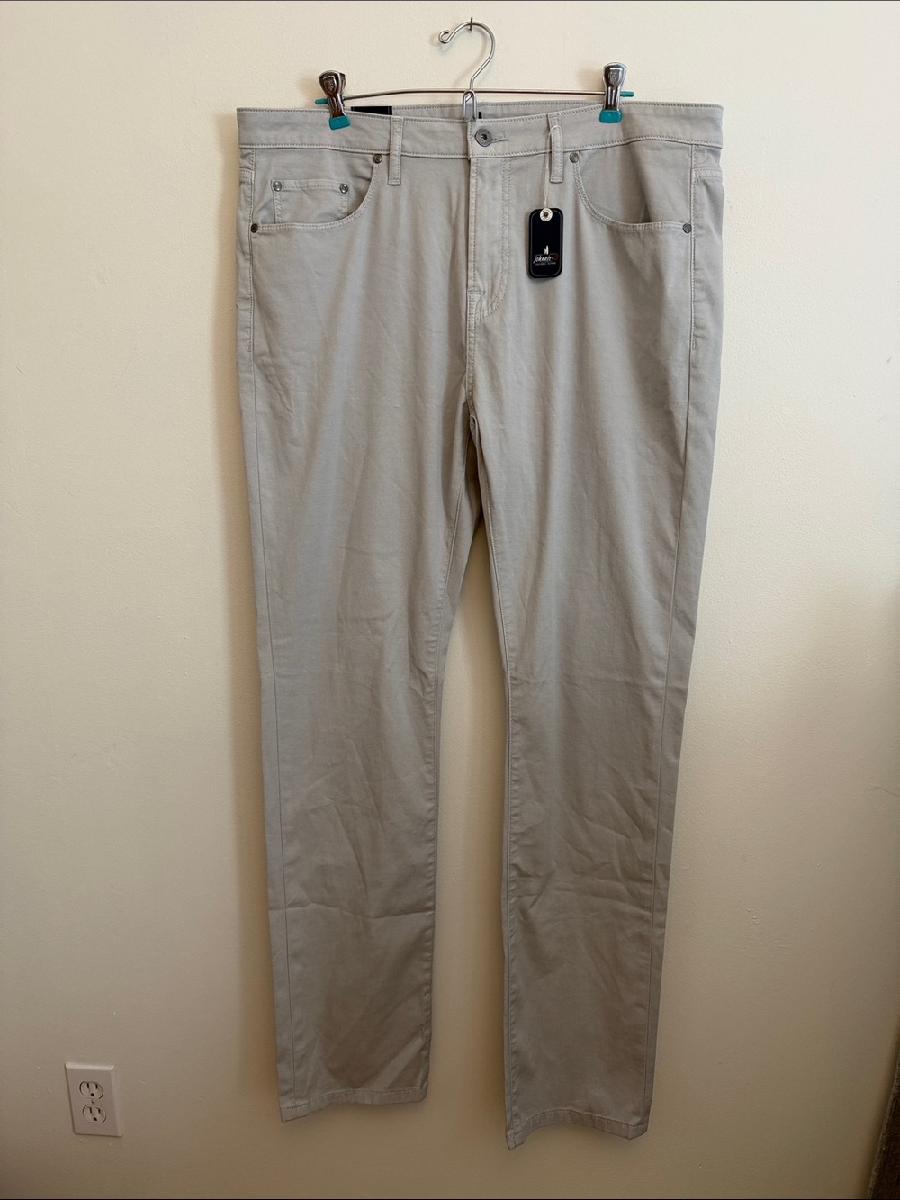Johnnie-O Atlas Stretch 5-Pocket Pants – Chrome – 36 x 34 – NWT